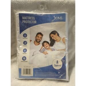 DMI Twin Size Plastic Waterproof Mattress Protector, Hypoallergenic, Zippered